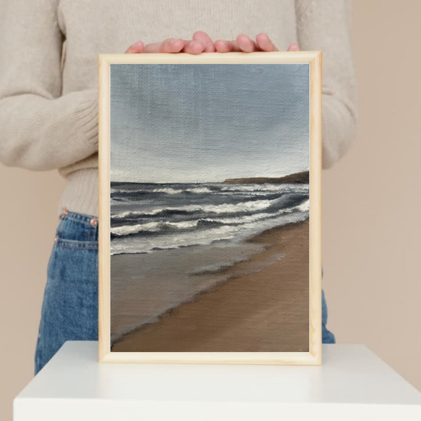 Sea Song – Coastal Oil Painting Print