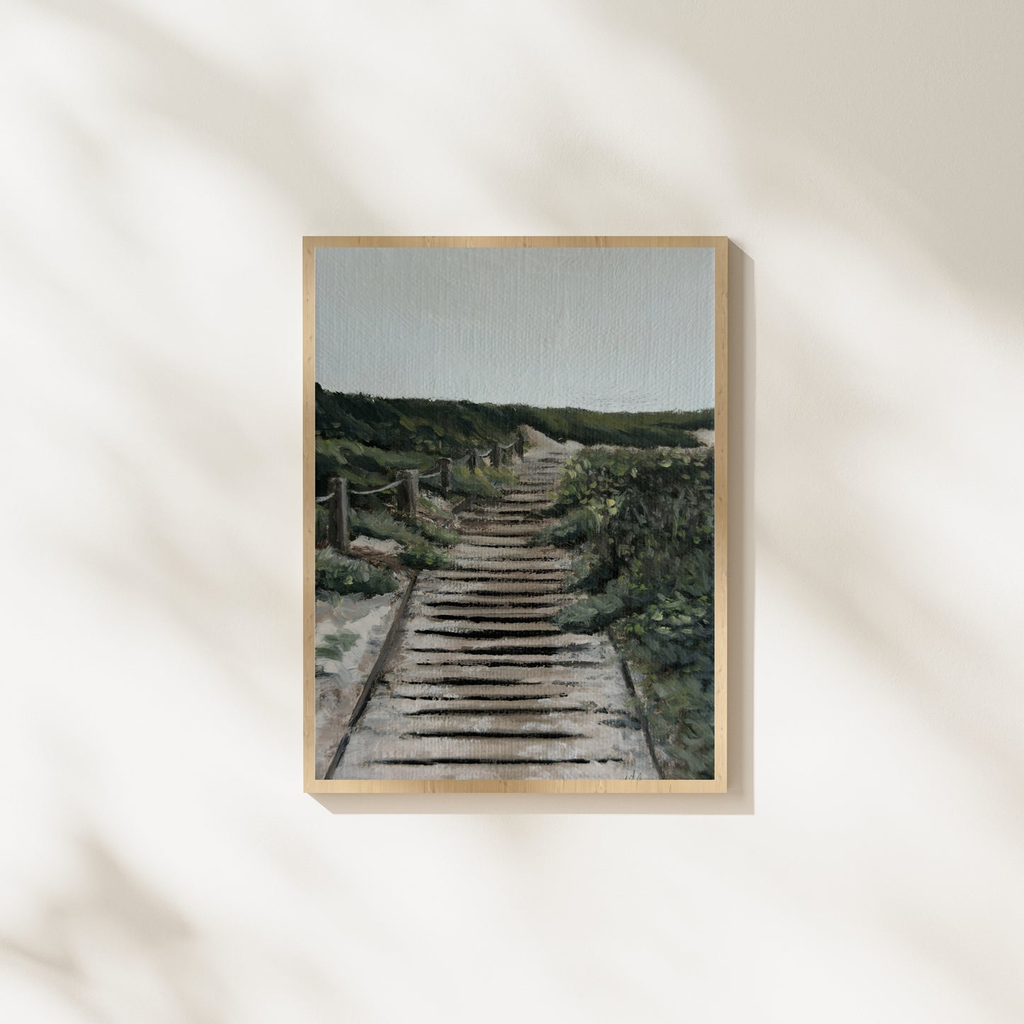 The Way Home – Coastal Landscape Oil Painting Print