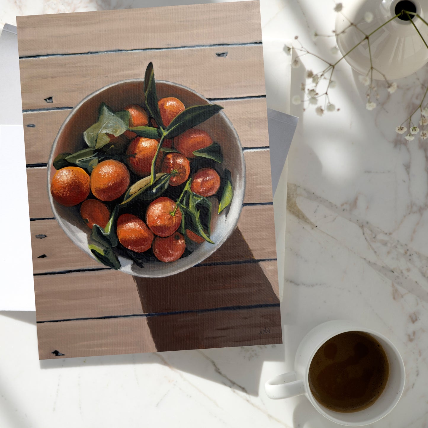Still Life of Oranges – Fine Art Print