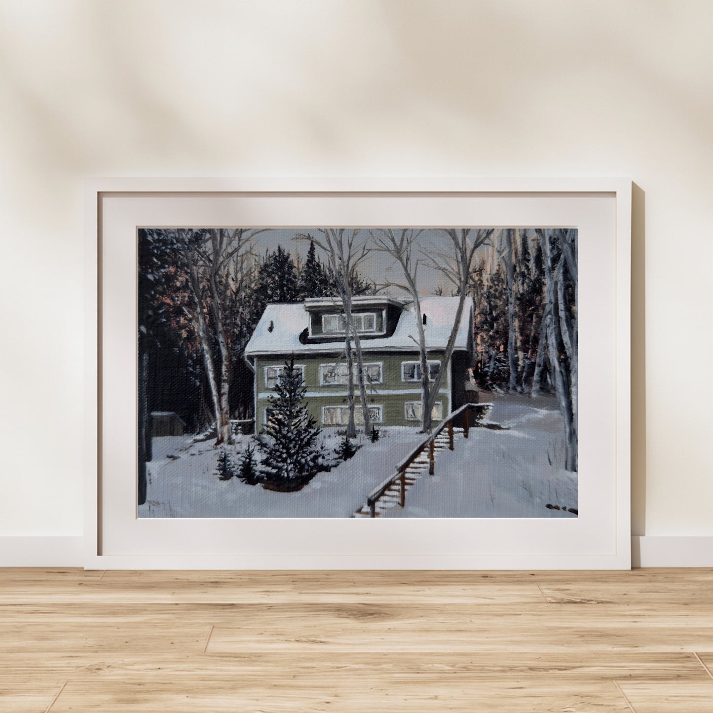 Untitled Cozy Cabin - Fine Art Print
