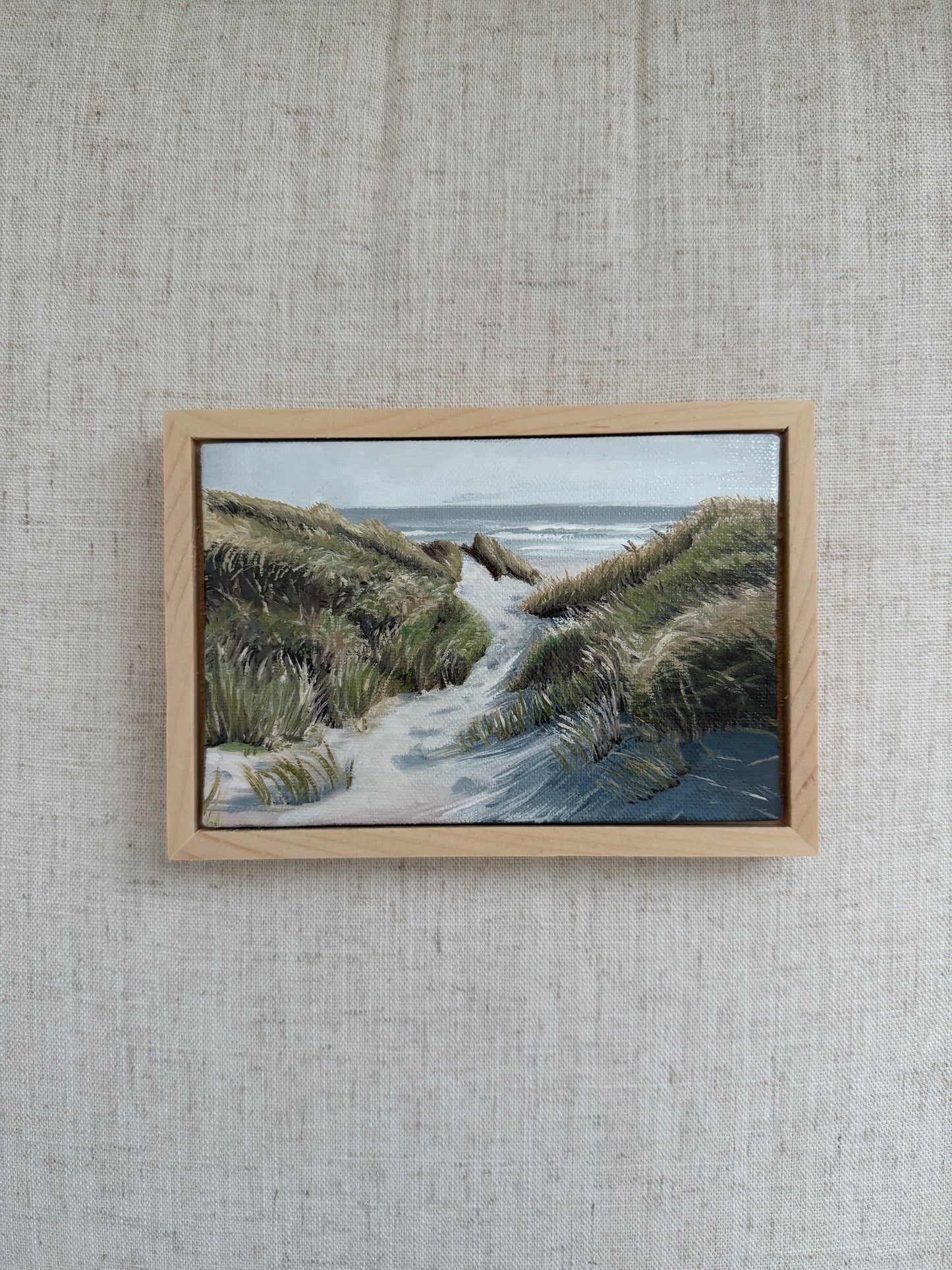 This Way – Original Oil Painting (4” x 6”)