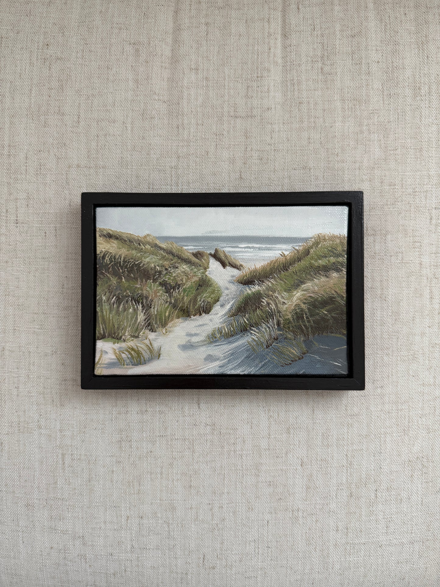 This Way – Original Oil Painting (4” x 6”)