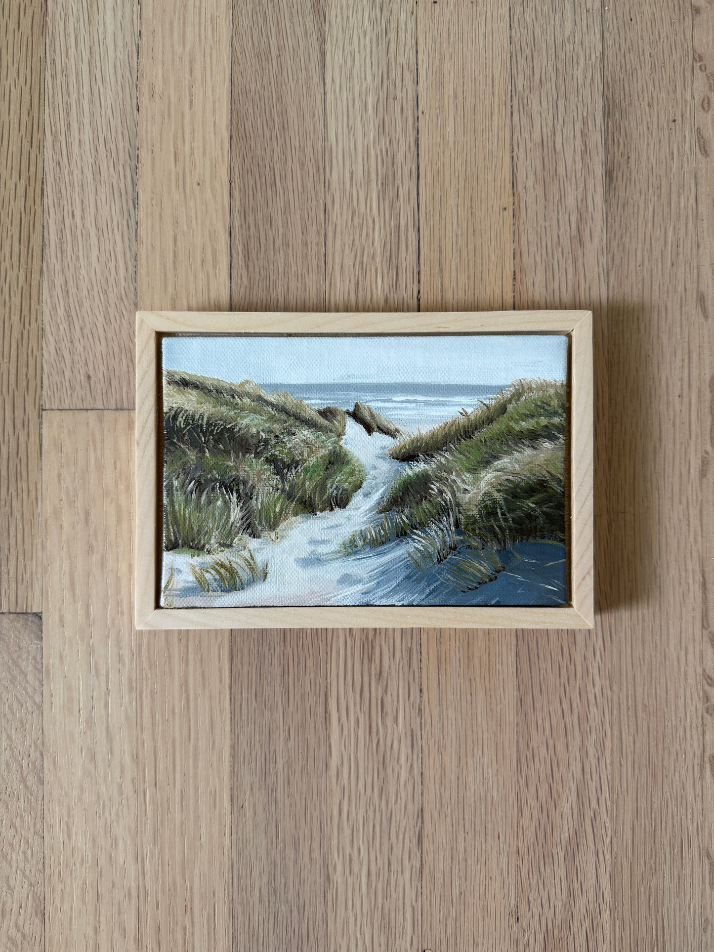 This Way – Original Oil Painting (4” x 6”)