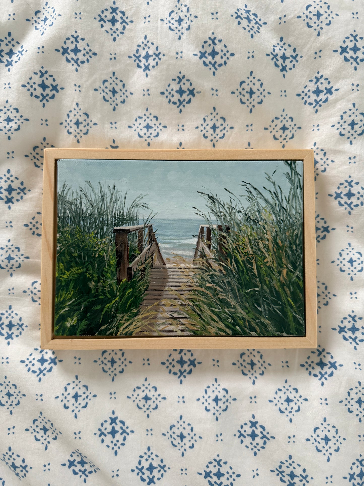 Toward the Tide - Original Oil Painting (5” x 7”)