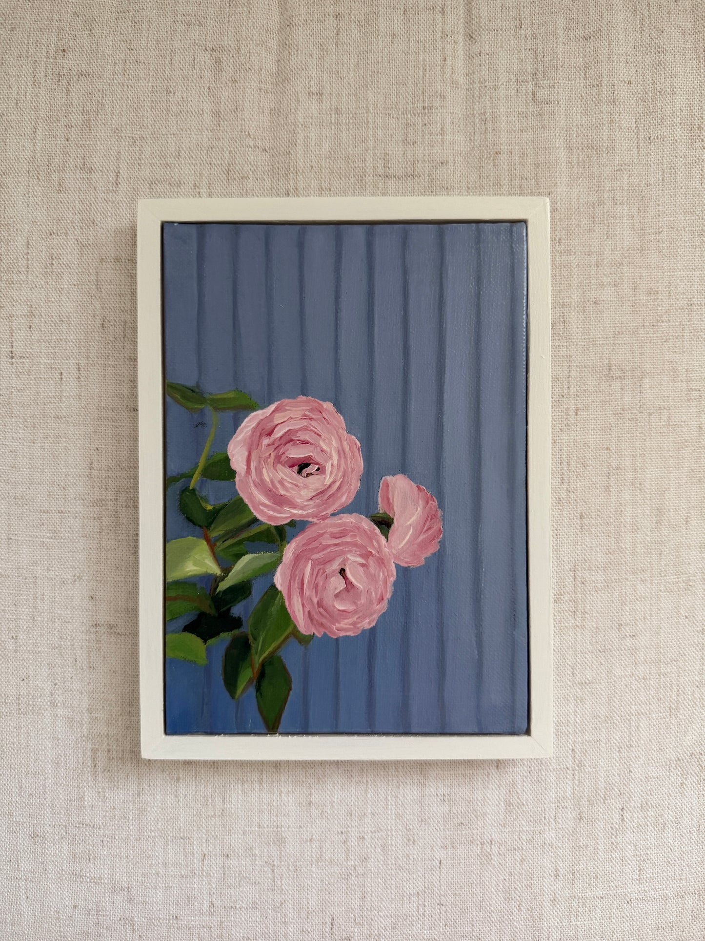 Rosé - Original Oil Painting (5” x 7”)