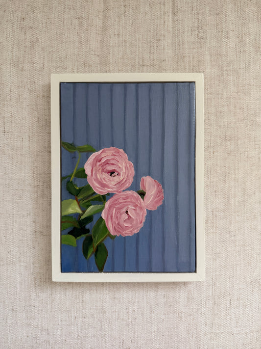Rosé - Original Oil Painting (5” x 7”)
