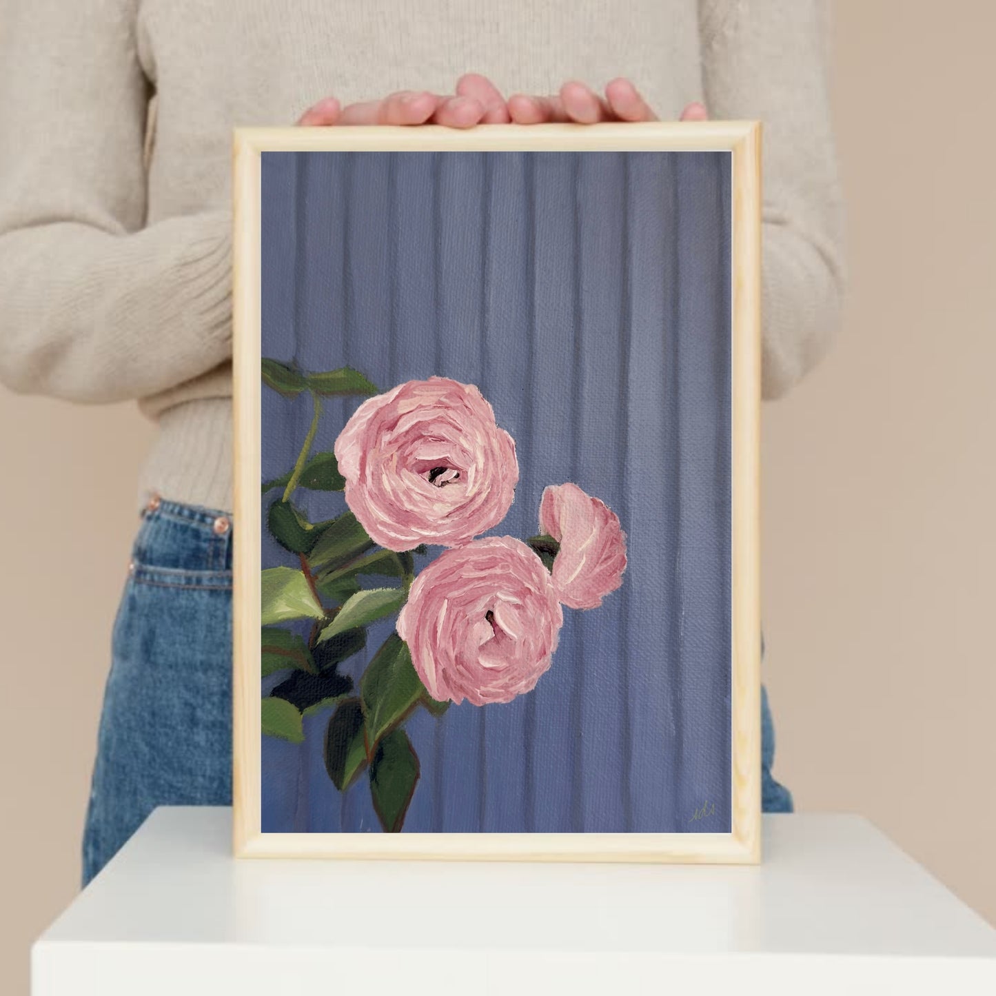 Rosé – Provence Inspired Still Life Oil Painting Print