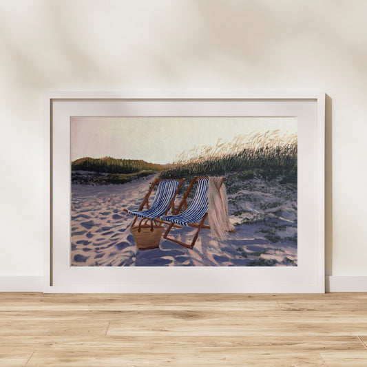 A Good Day – Coastal Oil Painting Fine Art Print