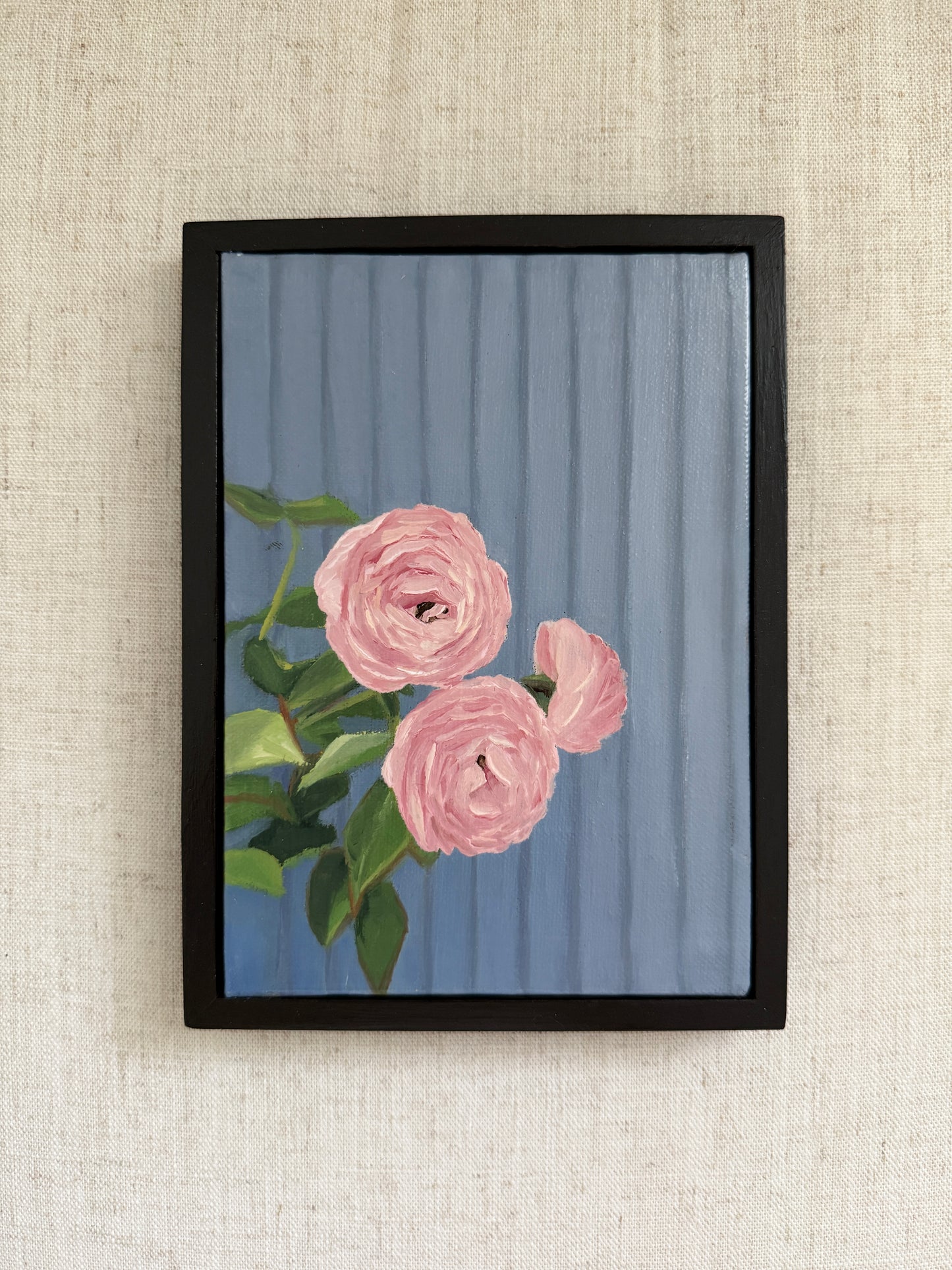 Rosé - Original Oil Painting (5” x 7”)