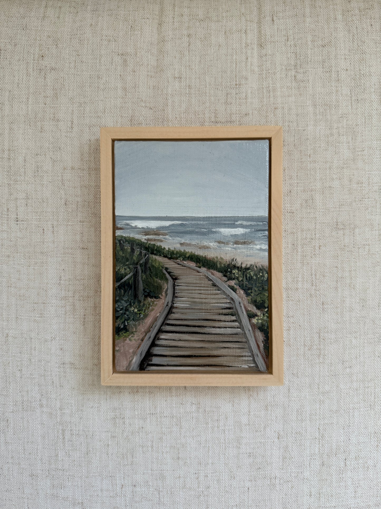 Around the Bend – Original Oil Painting (4” x 6”)