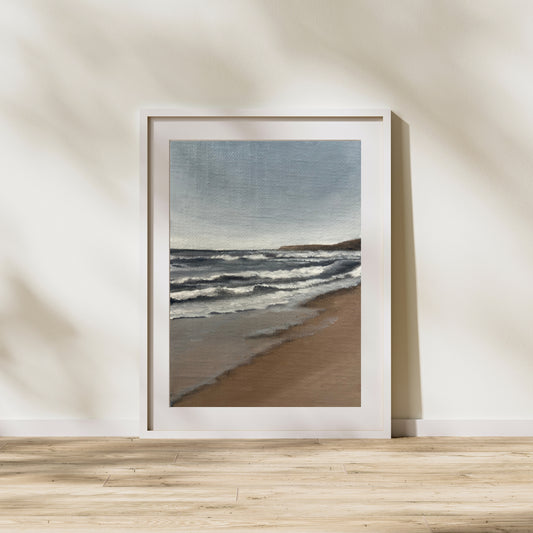 Sea Song – Coastal Oil Painting Print