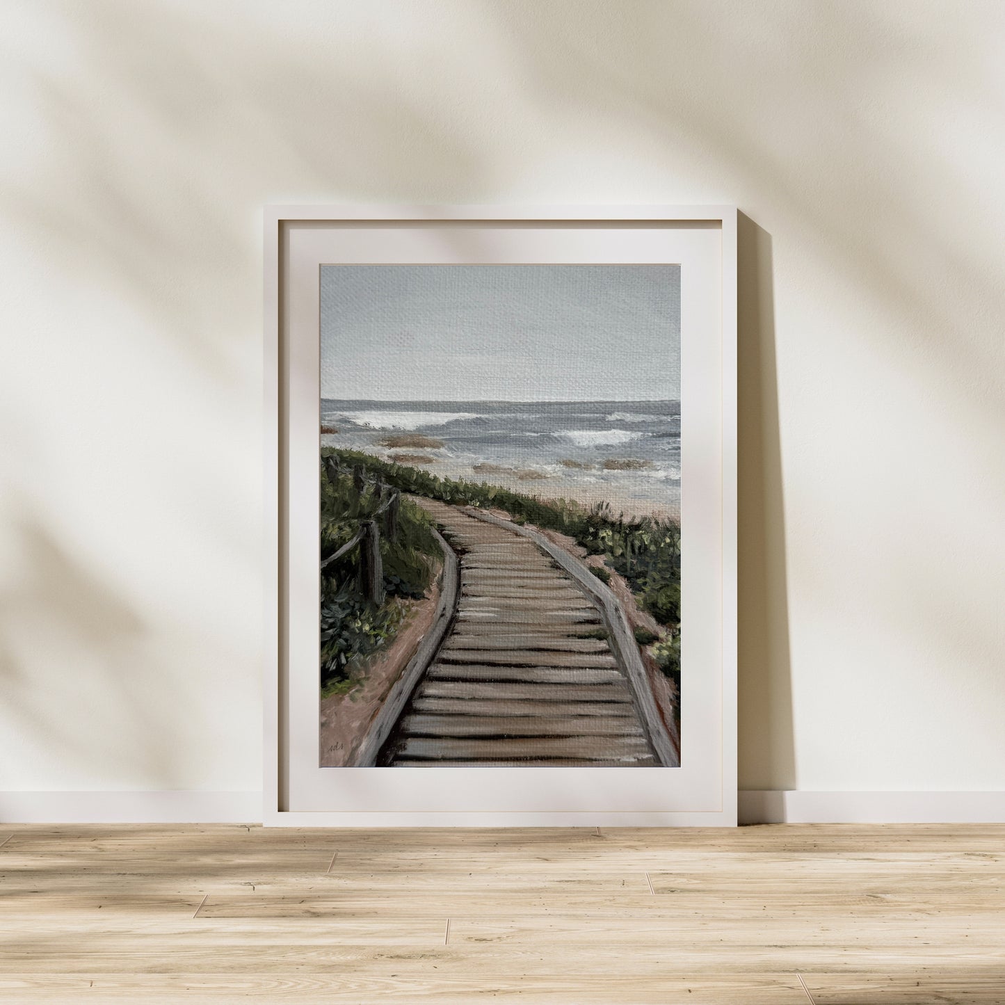 Around the Bend – Coastal Landscape Oil Painting Print