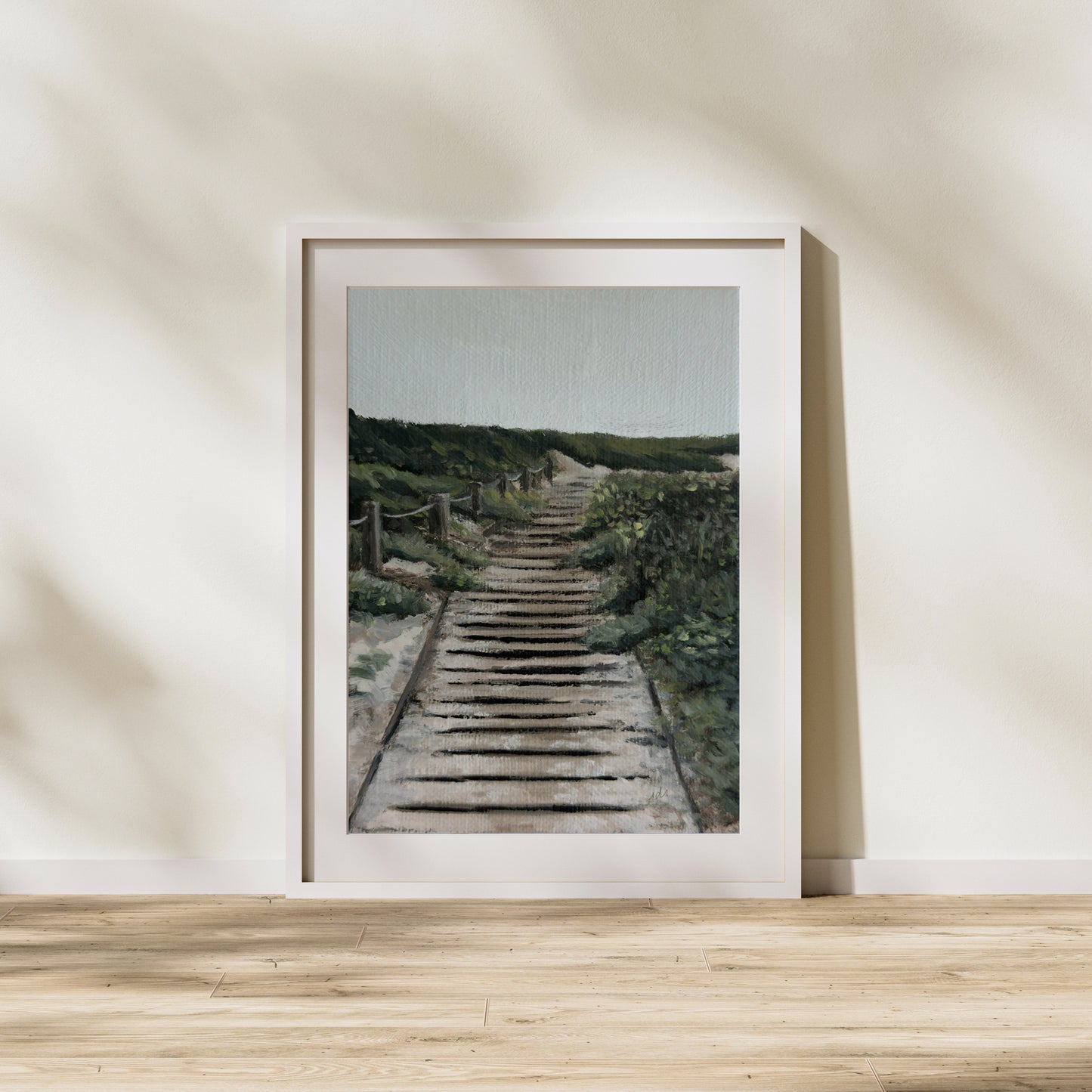 The Way Home – Coastal Landscape Oil Painting Print