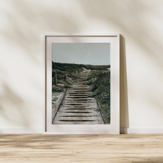 The Way Home – Coastal Landscape Oil Painting Print
