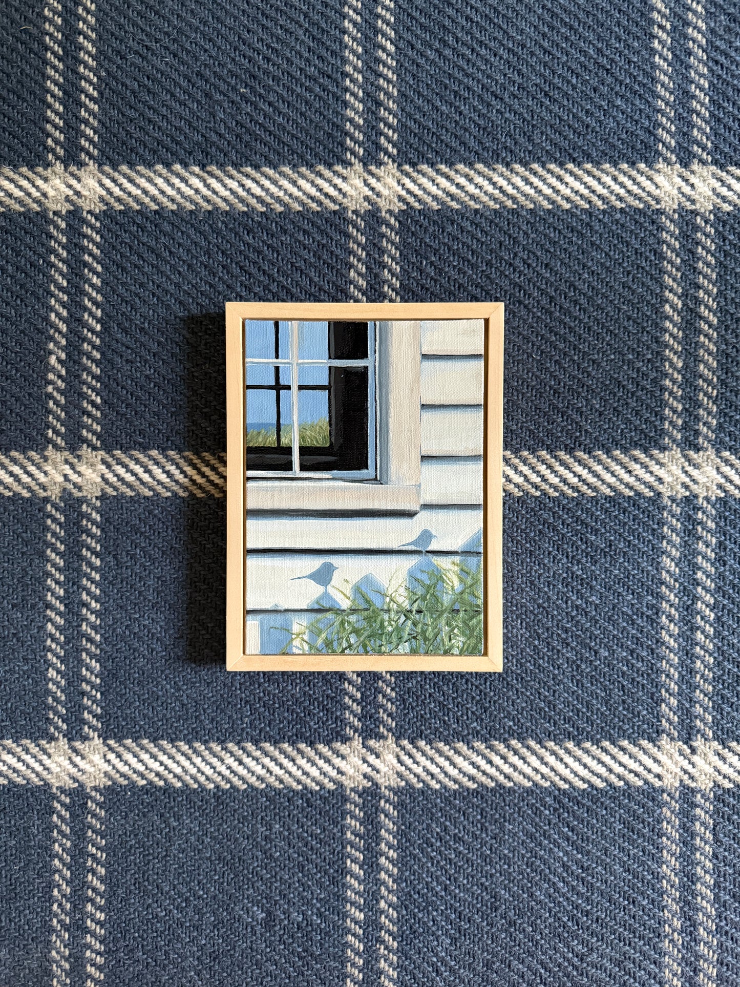 Bird House - Original Oil Painting (5” x 7”)