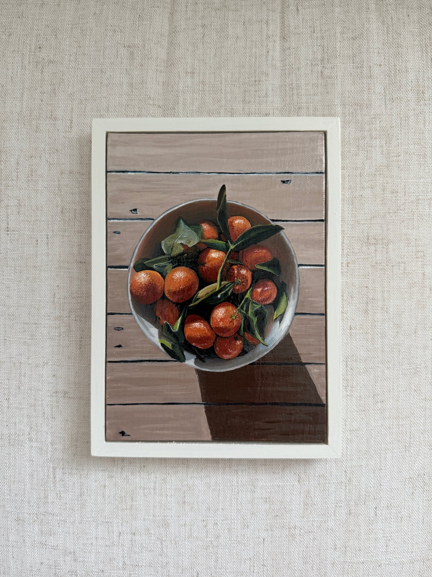 Still Life of Oranges - Original Oil Painting (5” x 7”)