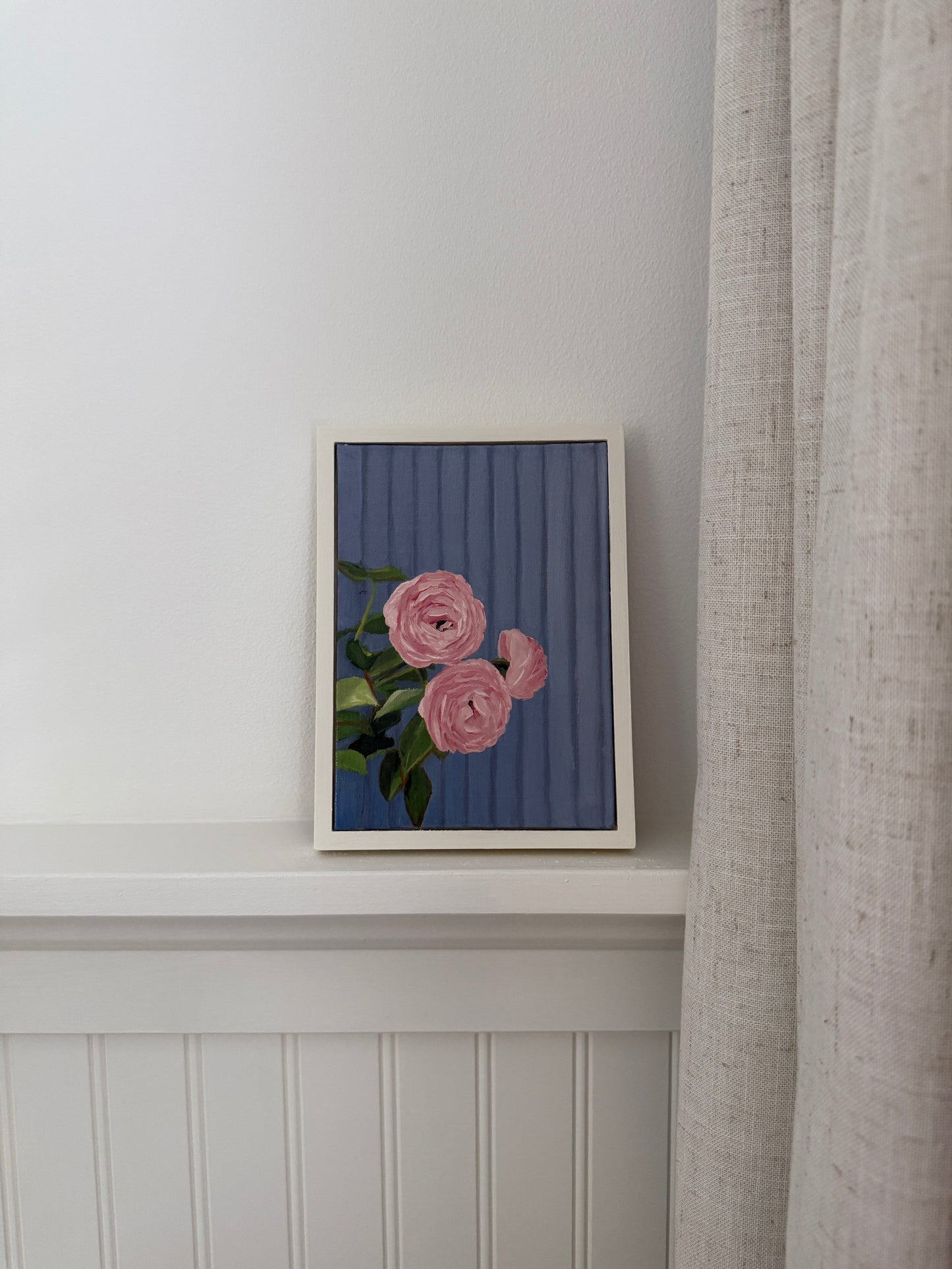 Rosé - Original Oil Painting (5” x 7”)