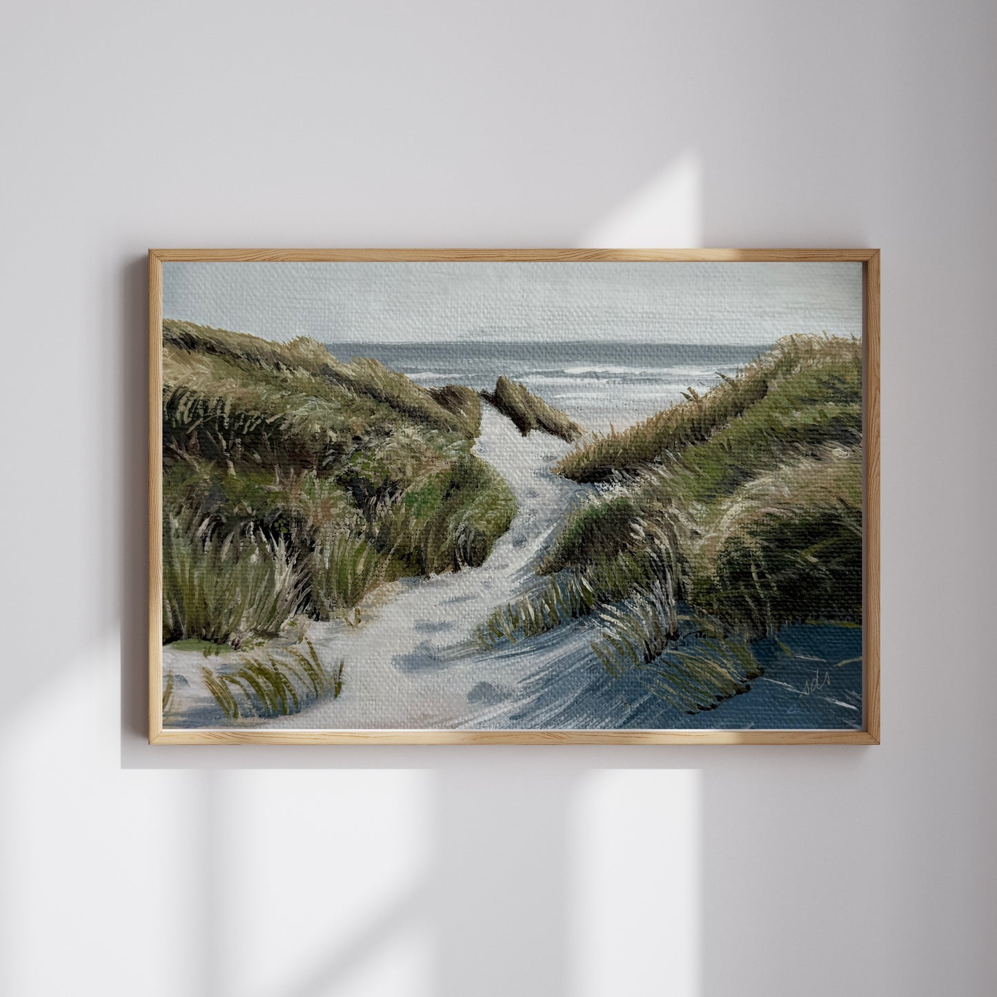 This Way – Coastal Path Oil Painting Print