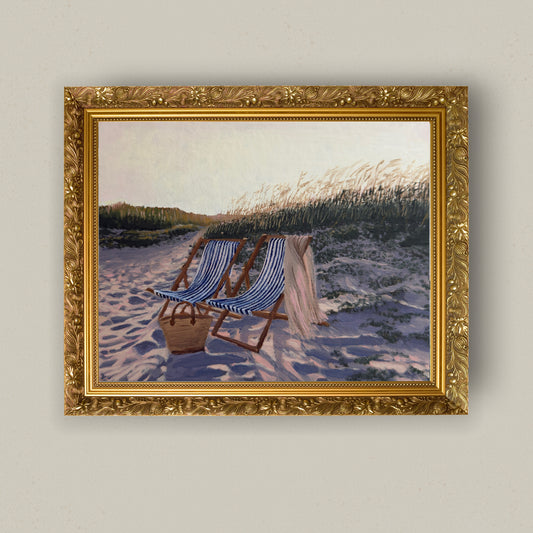 A Good Day – Coastal Oil Painting Fine Art Print