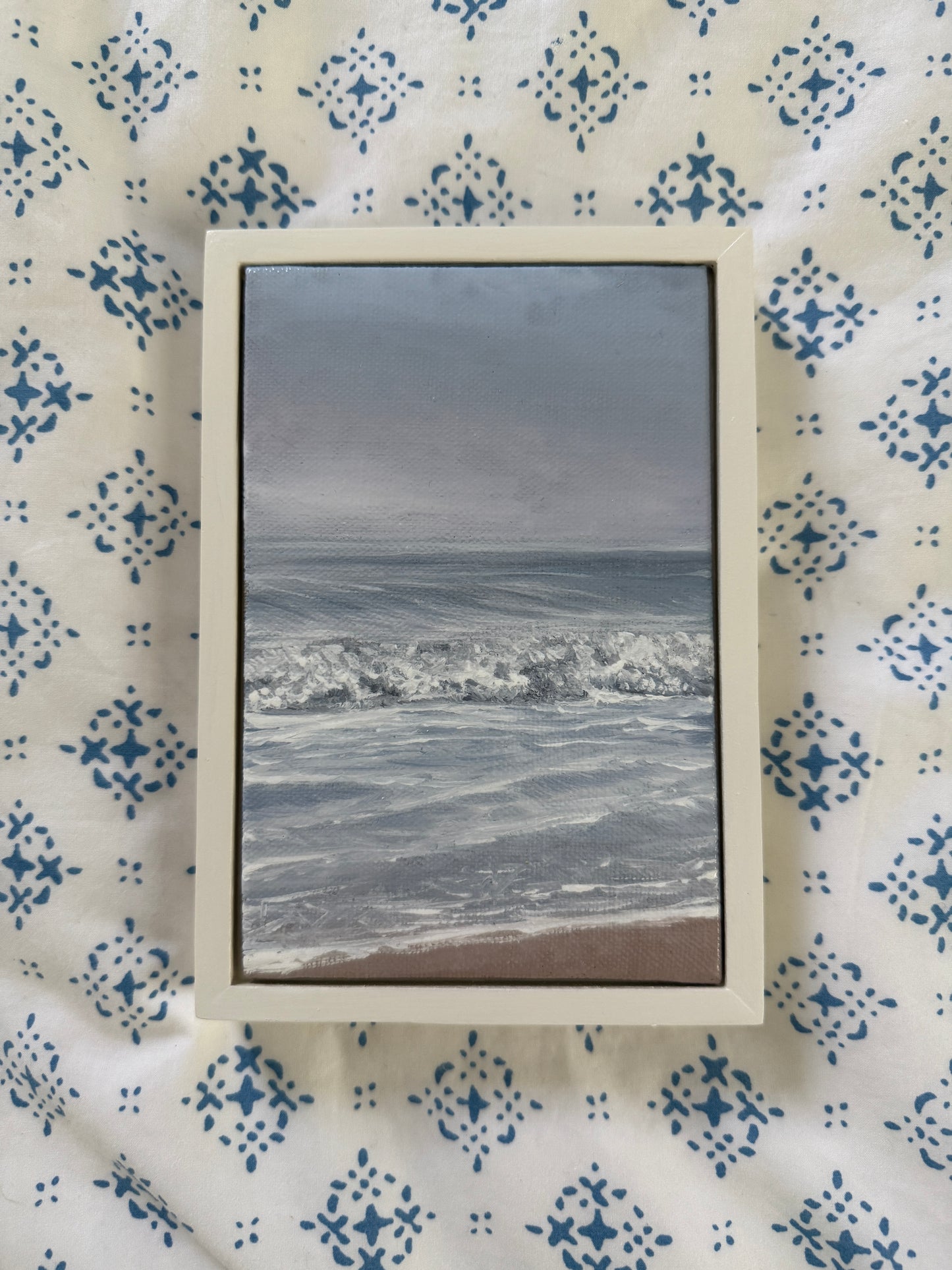 Spilling Waves - Original Oil Painting (4” x 6”)