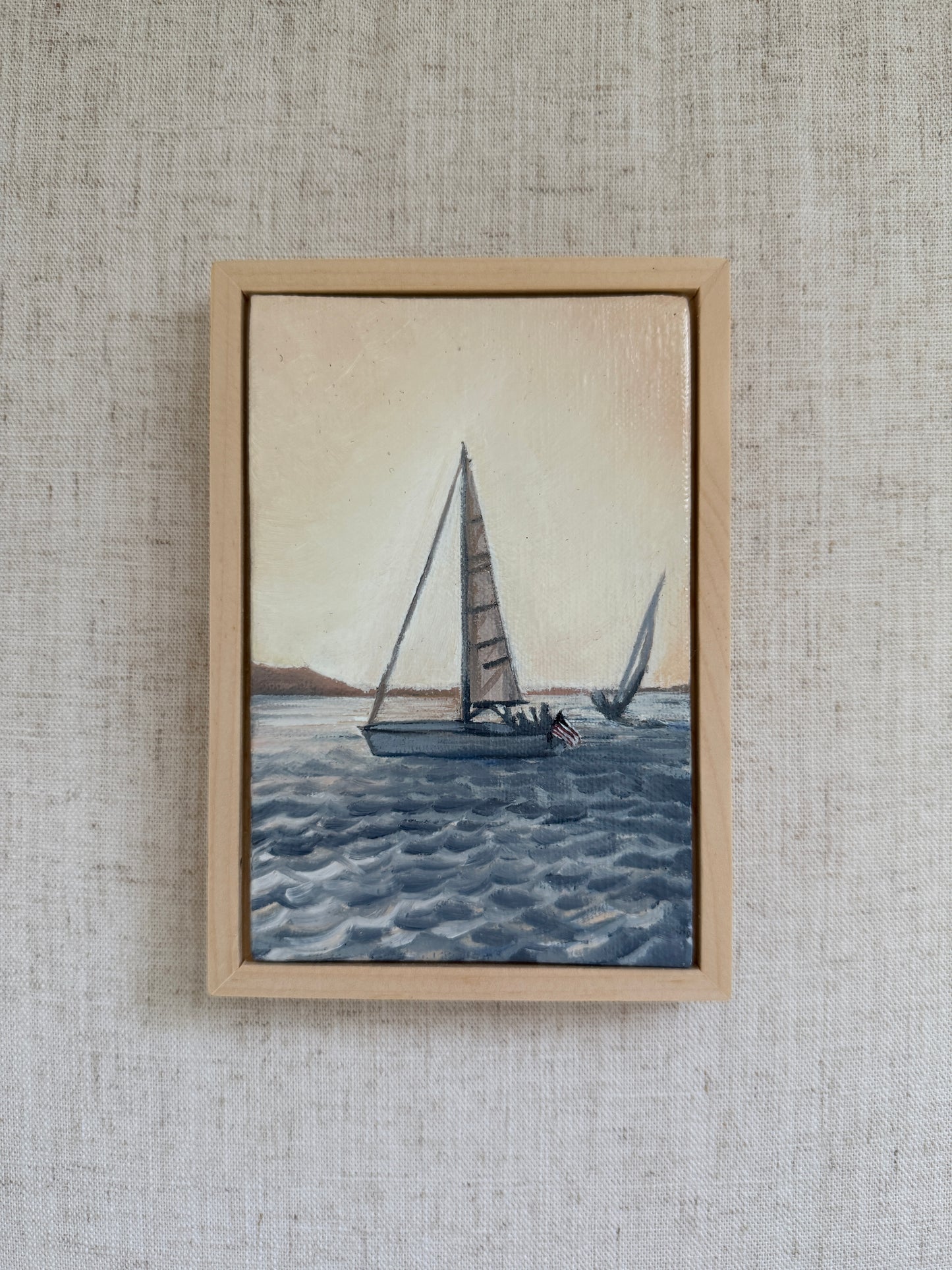 Chasing the Light – Original Oil Painting (4” x 6”)