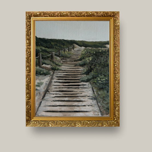 The Way Home – Coastal Landscape Oil Painting Print