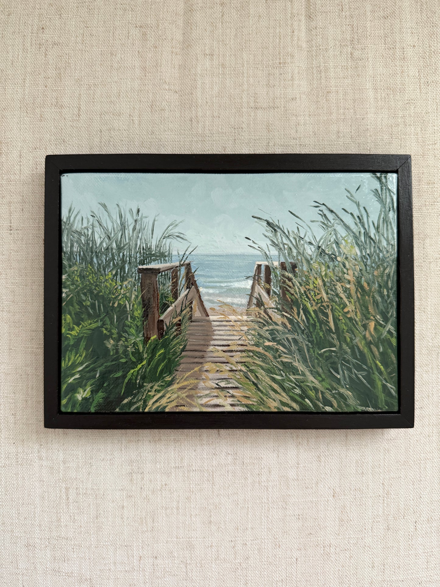 Toward the Tide - Original Oil Painting (5” x 7”)