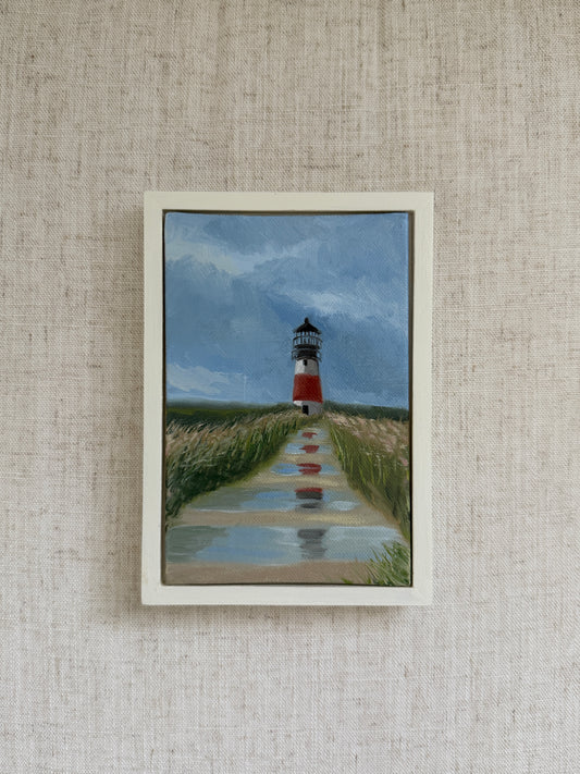 After the Rain in ‘Sconset — Original Oil Painting (4” x 6”)