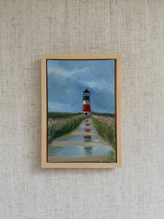 After the Rain in ‘Sconset — Original Oil Painting (4” x 6”)
