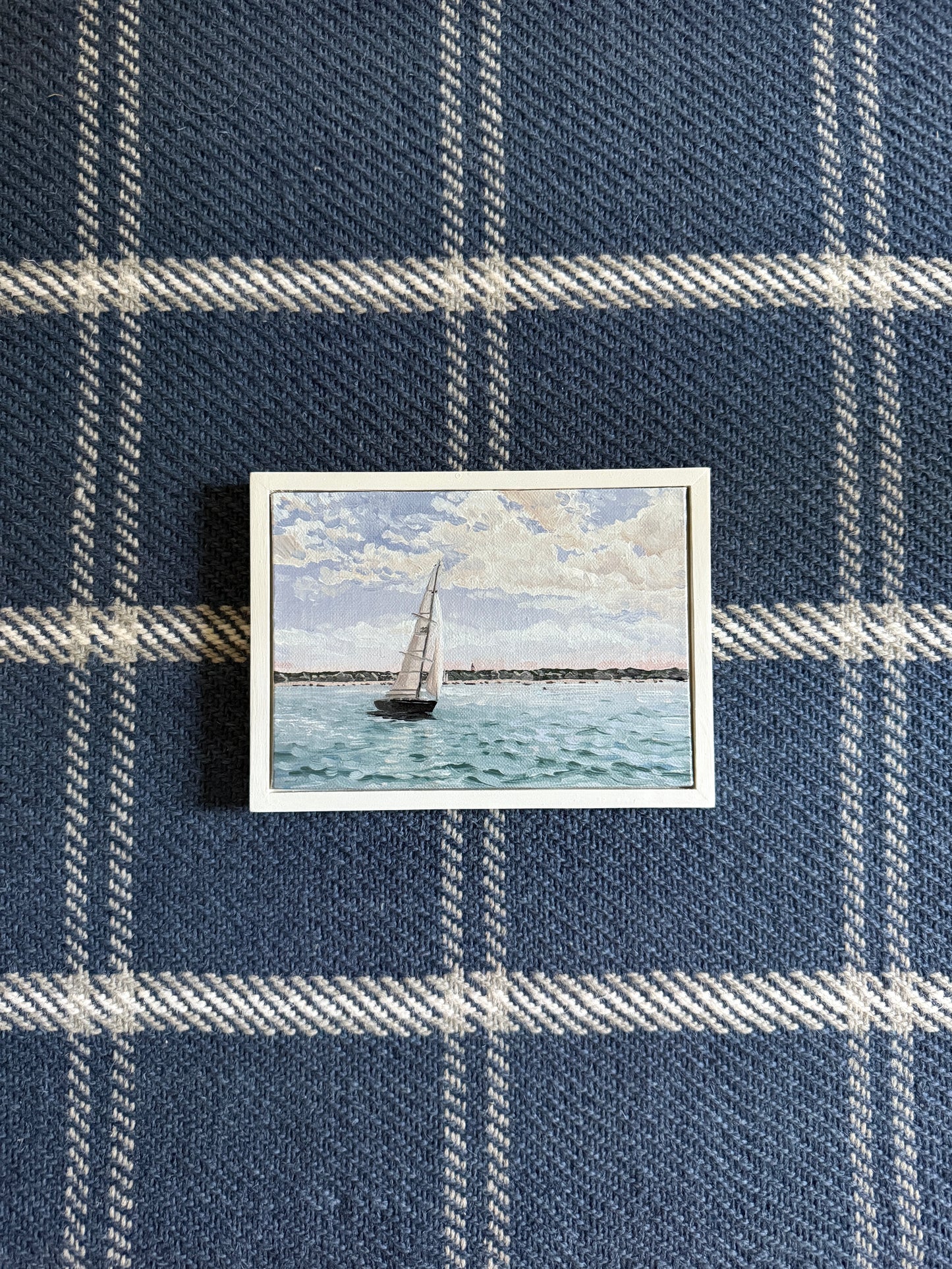 A Lovely Day to Drift - Original Oil Painting (5” x 7”)