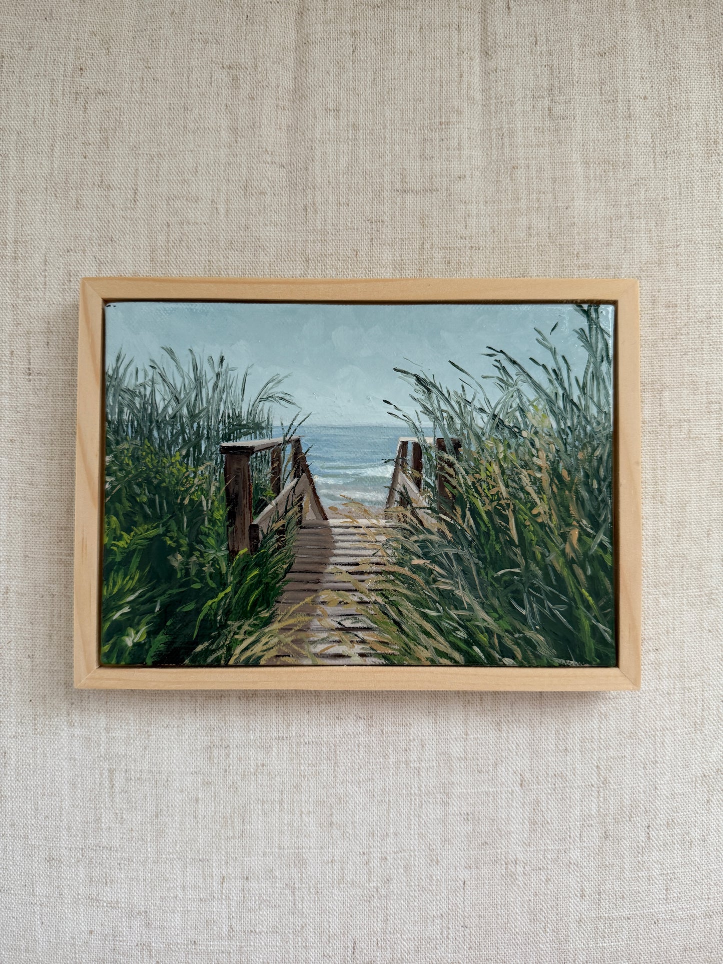 Toward the Tide - Original Oil Painting (5” x 7”)