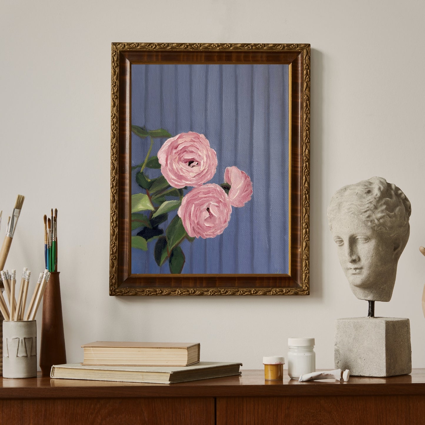 Rosé – Provence Inspired Still Life Oil Painting Print