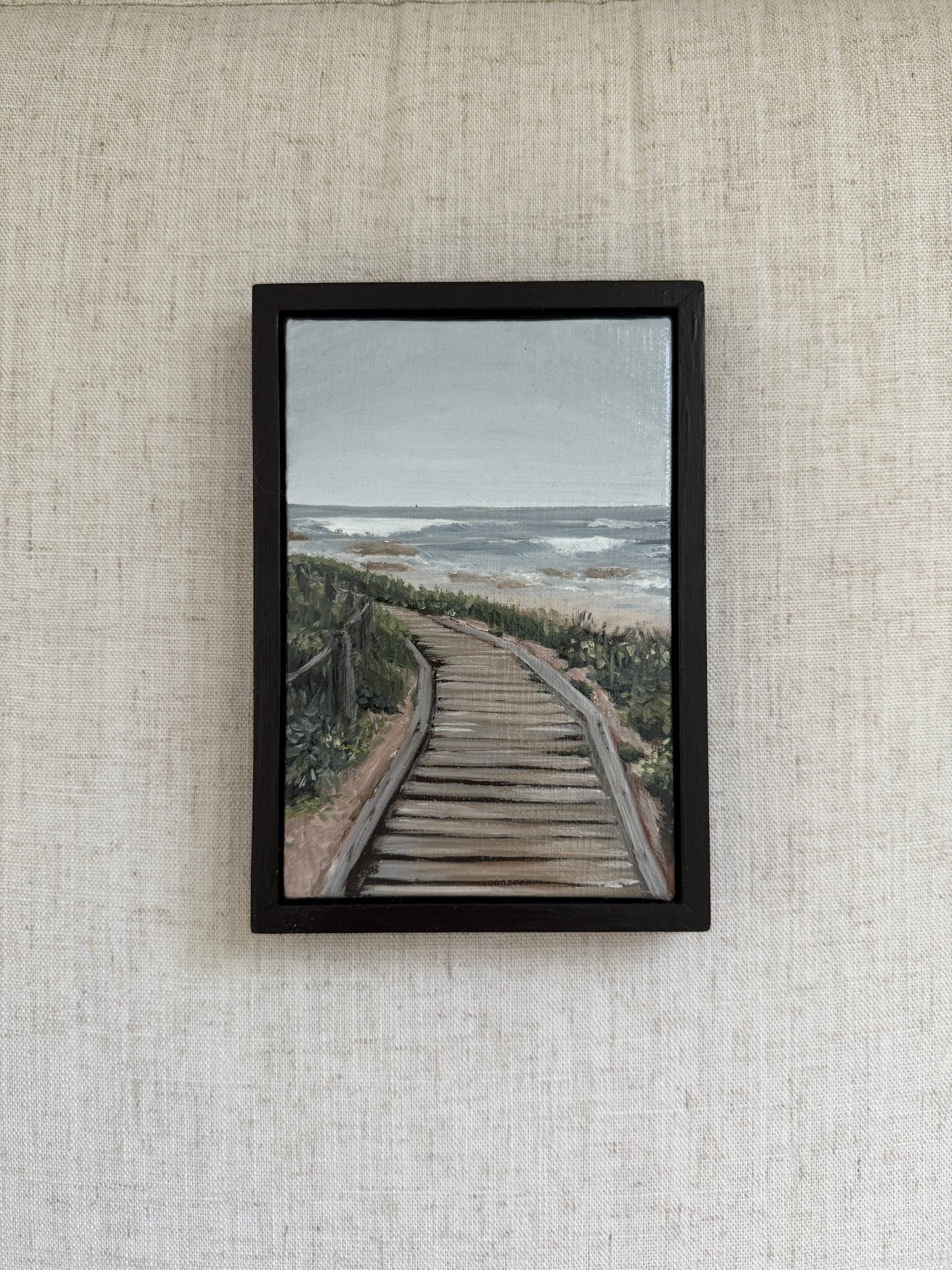 Around the Bend – Original Oil Painting (4” x 6”)