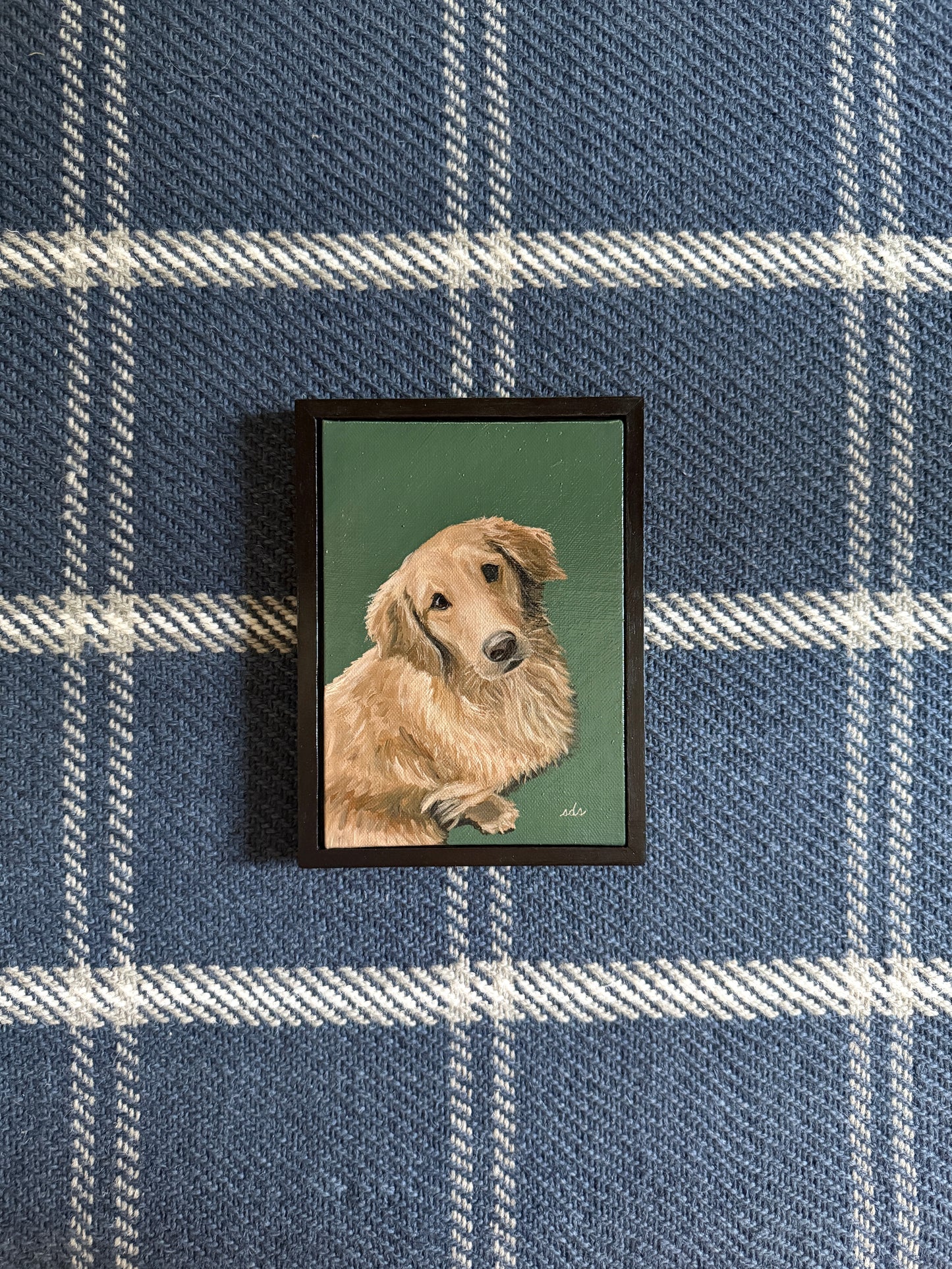 Our Ollie - Original Oil Painting (5” x 7”)