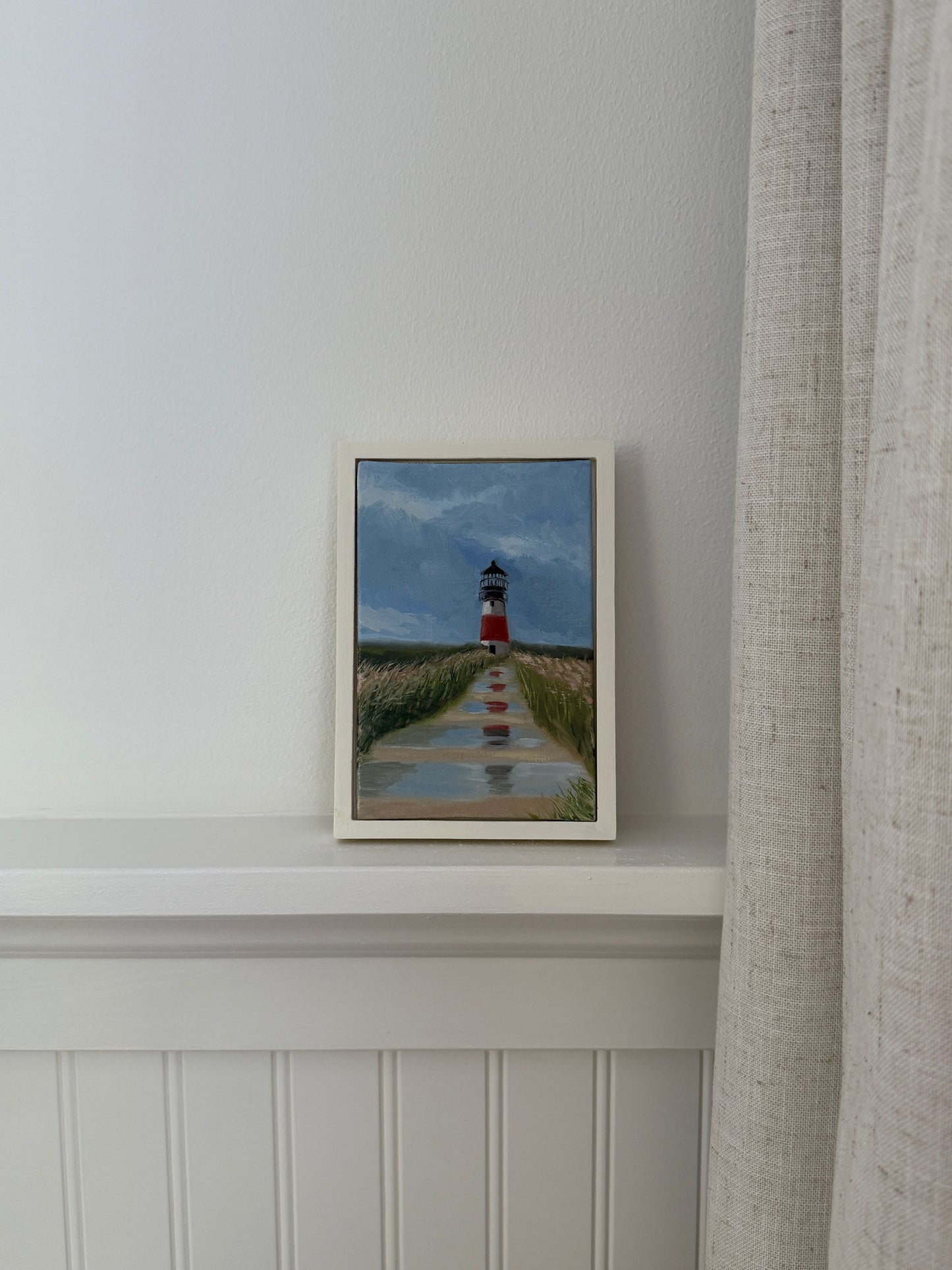 After the Rain in ‘Sconset — Original Oil Painting (4” x 6”)