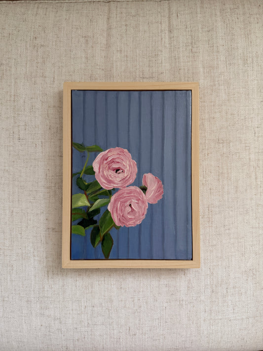 Rosé - Original Oil Painting (5” x 7”)