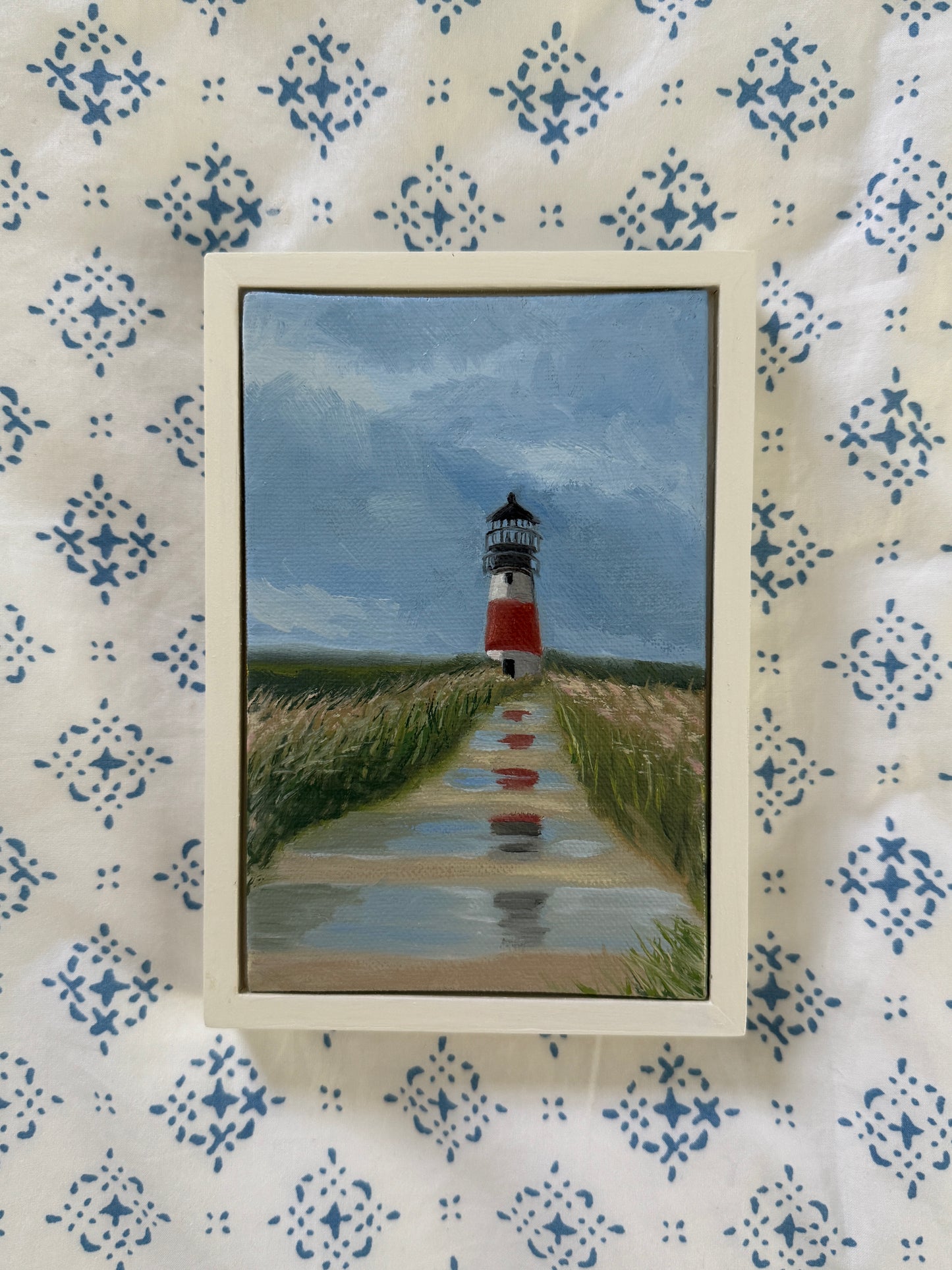 After the Rain in ‘Sconset — Original Oil Painting (4” x 6”)