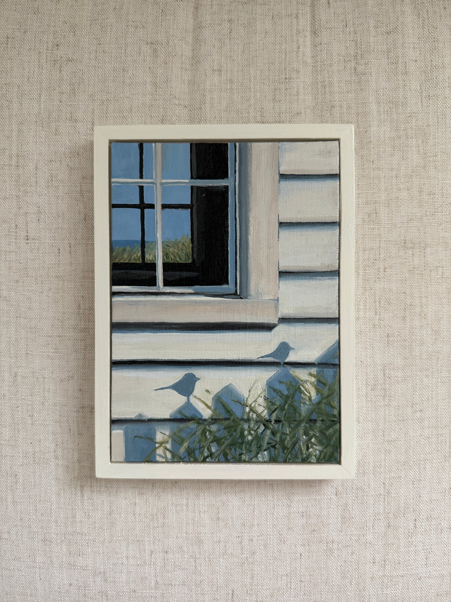 Bird House - Original Oil Painting (5” x 7”)