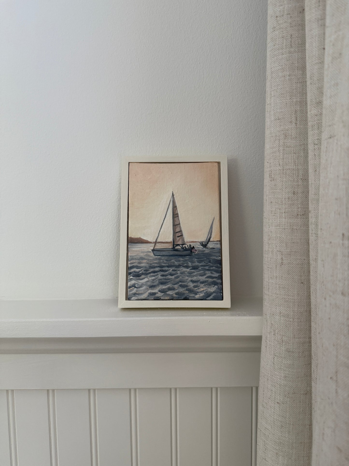 Chasing the Light – Original Oil Painting (4” x 6”)