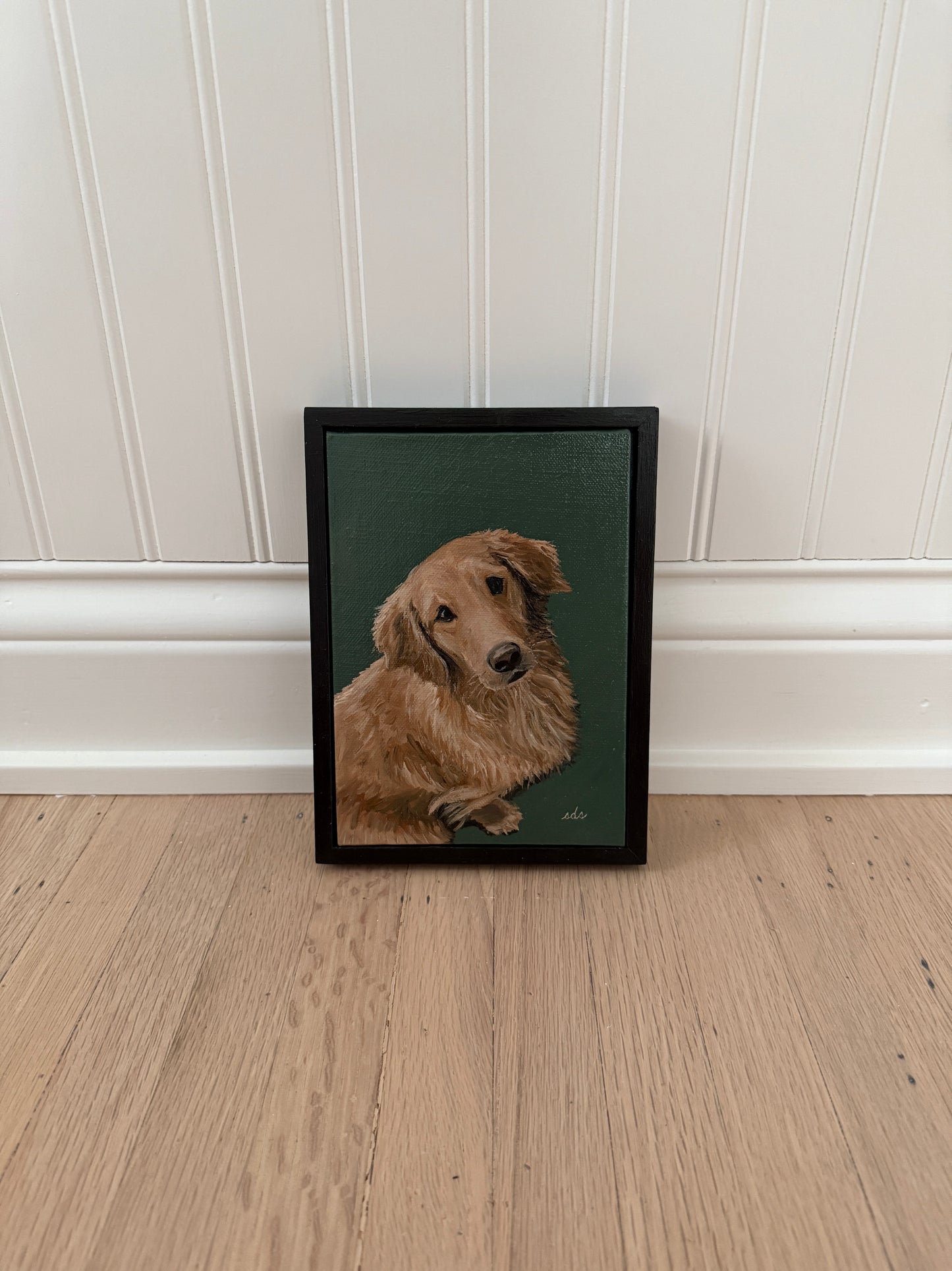 Our Ollie - Original Oil Painting (5” x 7”)