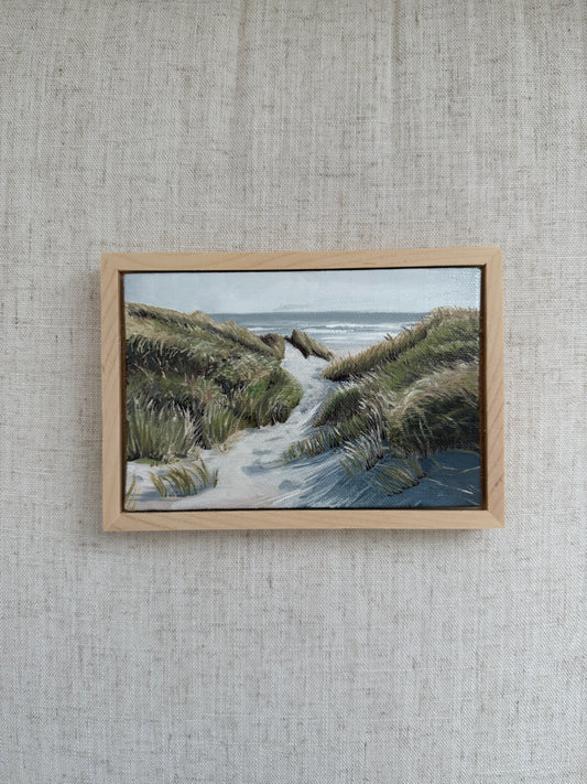 This Way – Original Oil Painting (4” x 6”)
