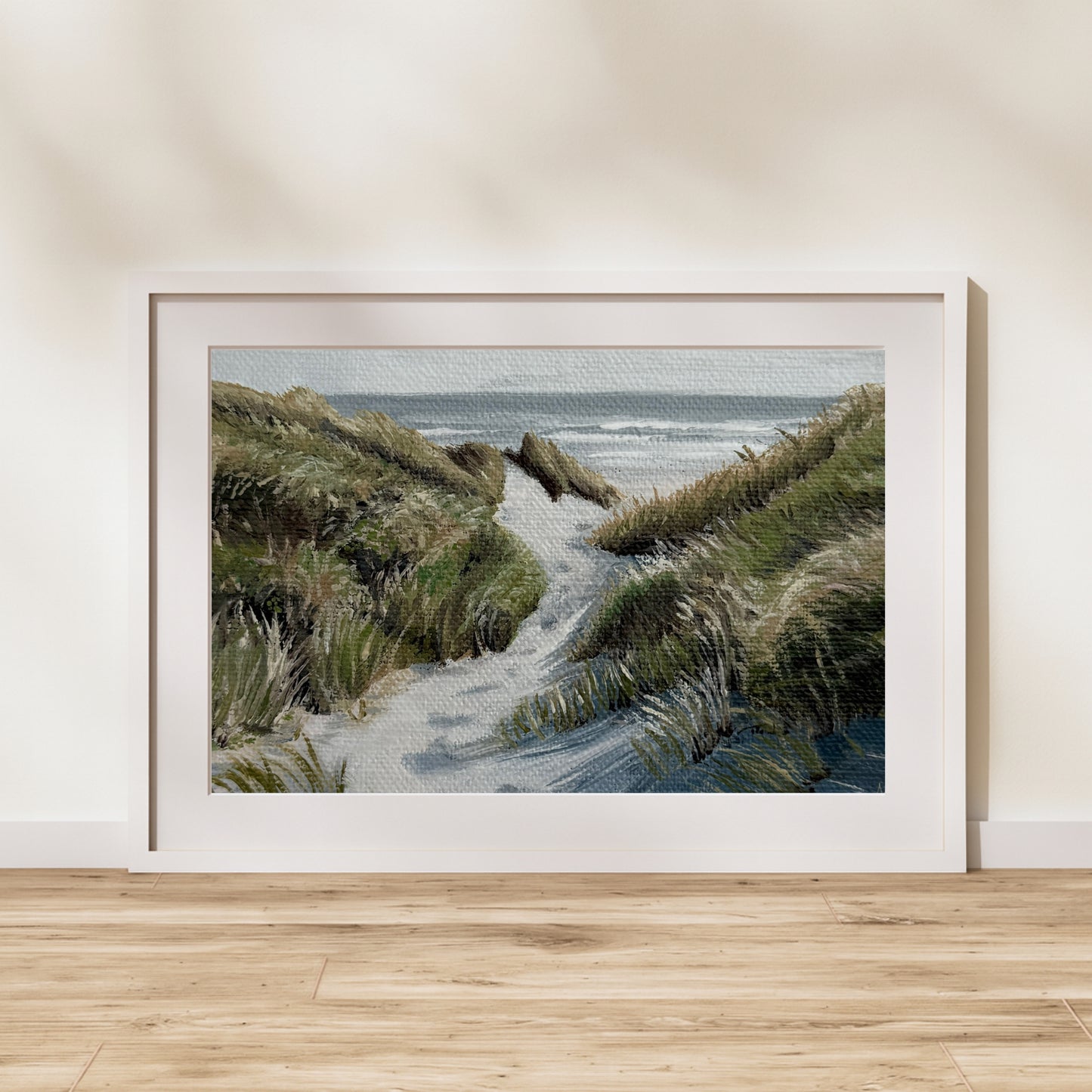 This Way – Coastal Path Oil Painting Print